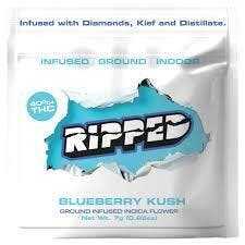 Ripped | Infused Ground Flower | Blueberry Kush | Indica | 7g