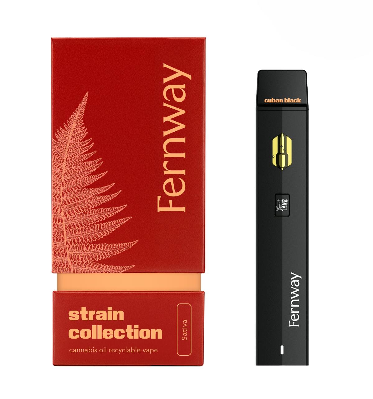 Fernway Traveler Vape 1g - Cuban Black Haze