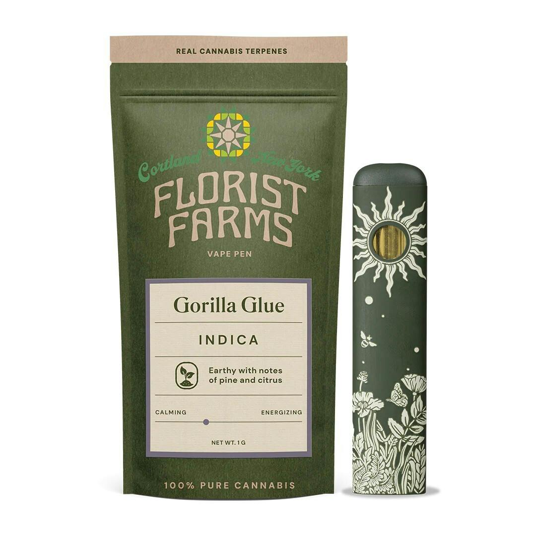 Florist Farms 1g Rechargeable Vape - Gorilla Glue