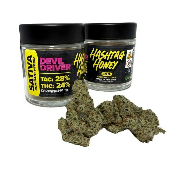 Hashtag Honey 3.5g Glass Jar - Devil Driver