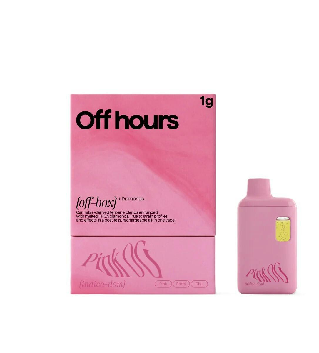 Off Hours 1g Box All-in-one Vape Pen - Pink OG cannabis product