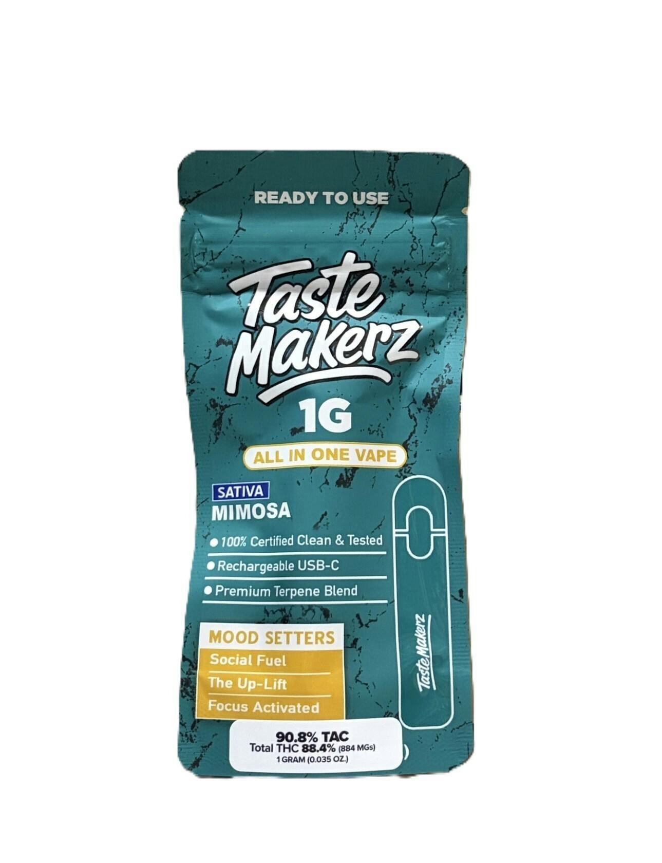 Taste Makerz 1G Disposable Vape - Mimosa cannabis product
