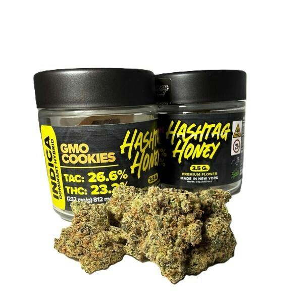 Hashtag Honey 3.5g Glass Jar - GMO Cookies