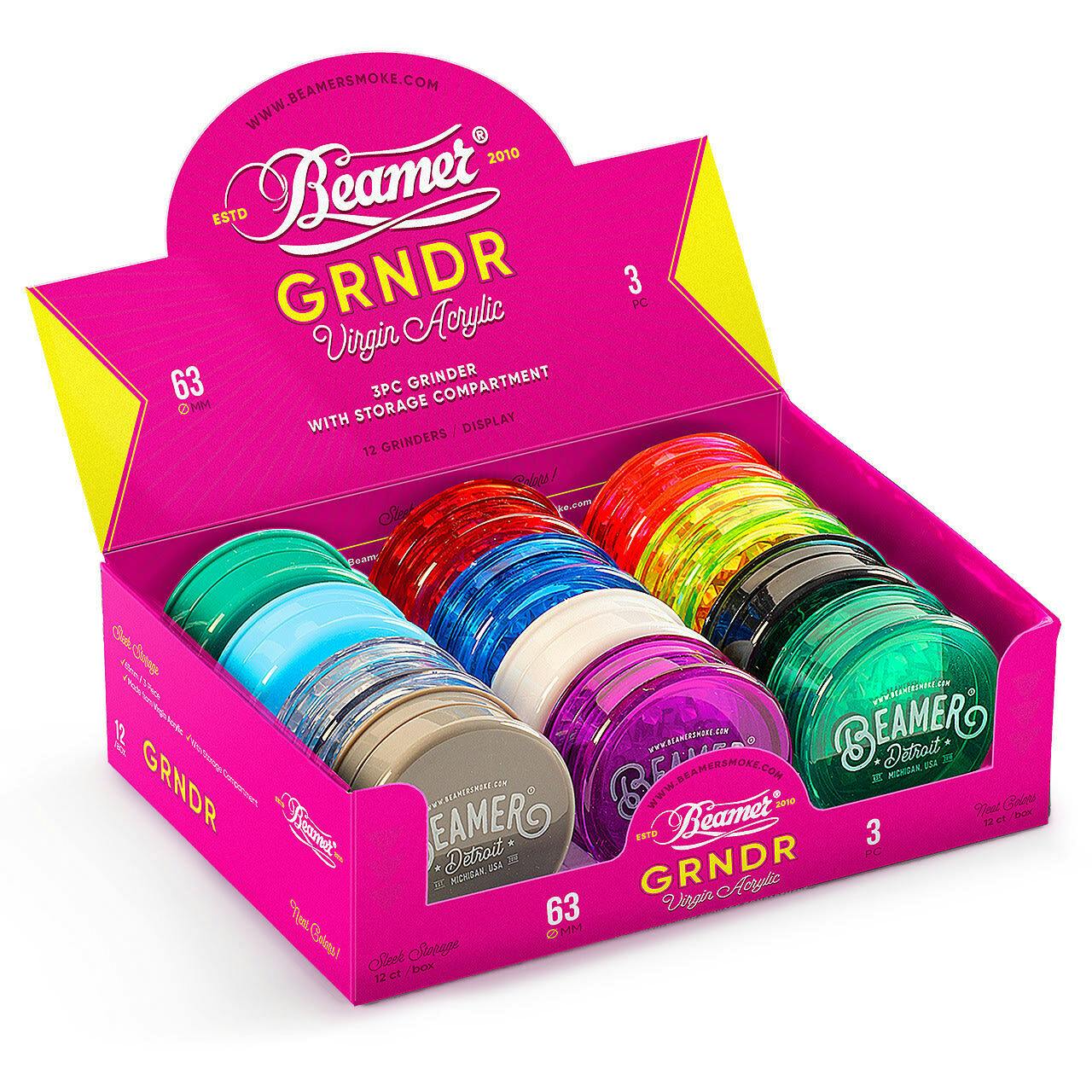 Beamer GRNDR Large 90mm 3 piece