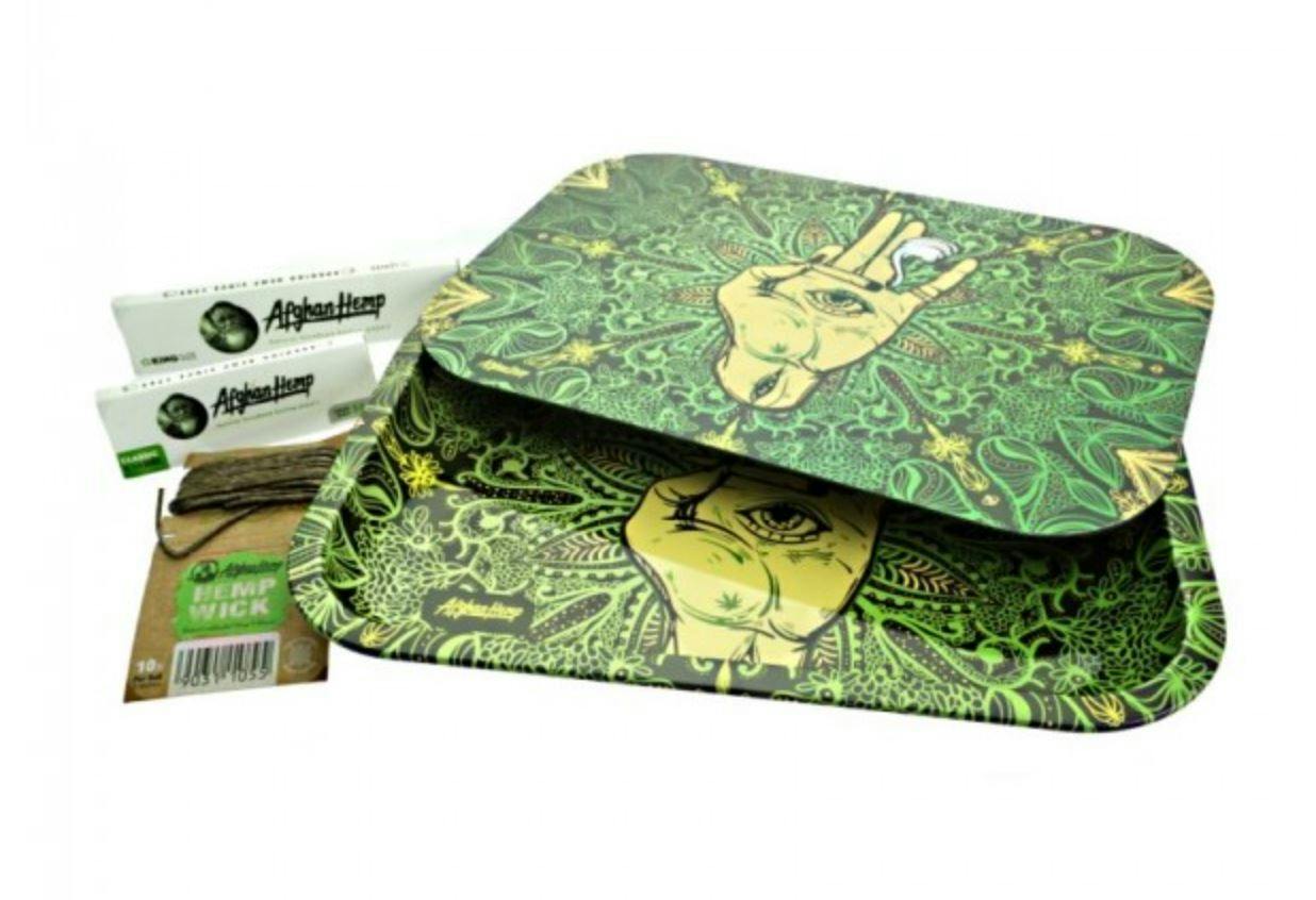 rolling tray w/cover $14