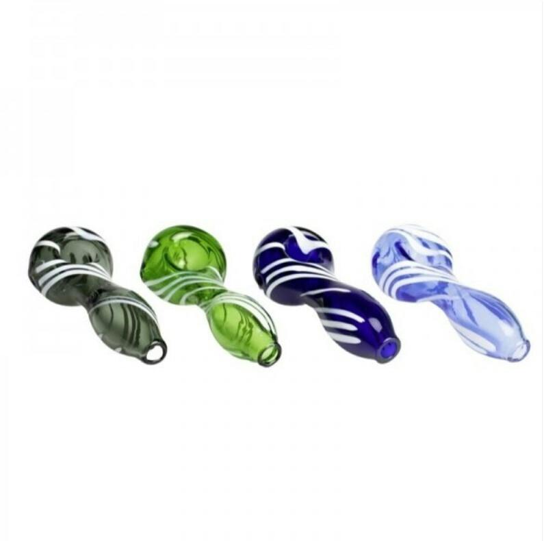 pipe 4-4.5" Striped Hand Pipe, assorted