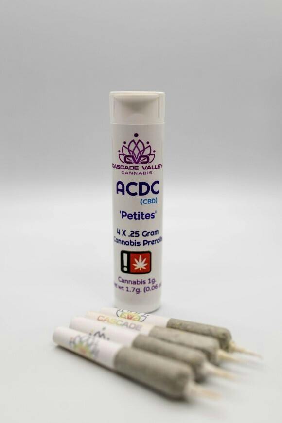 CV 4pk Petite ACDC CBD High prerolls