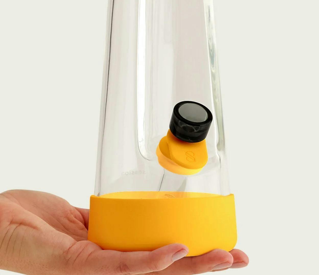silicone/bong Paradise (yellow) accessory for Session Goods bong