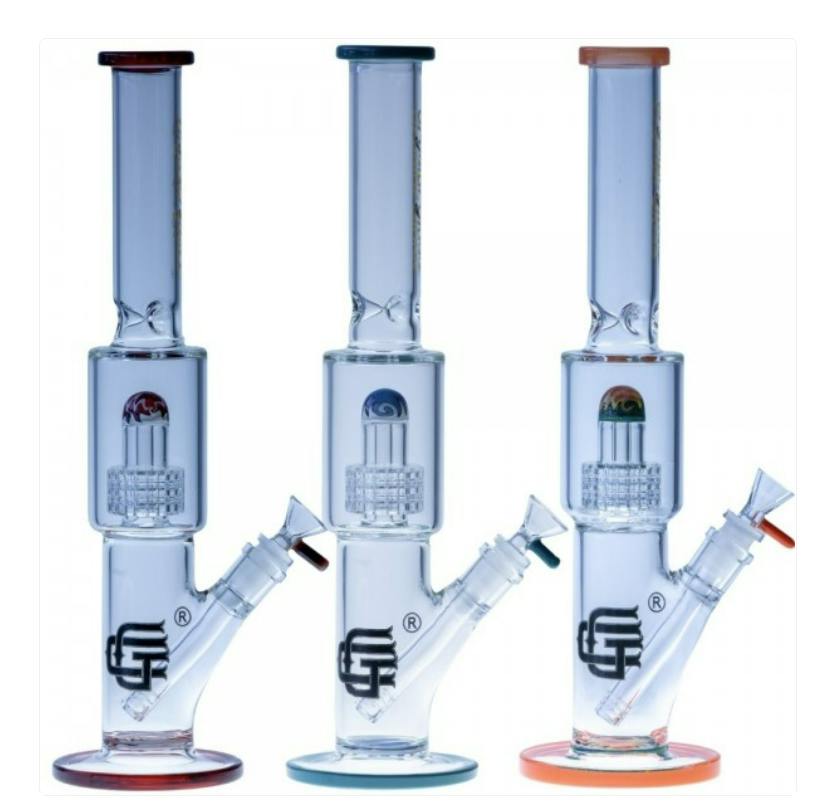 bong 15.5" Wig Wag Matrix Perk Tube