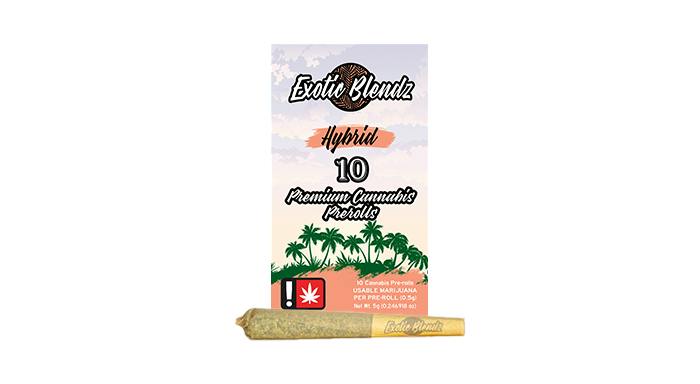 Exotic Blendz 10 - Stuffed Lemon Cherry Gelato - Hybrid 10pk