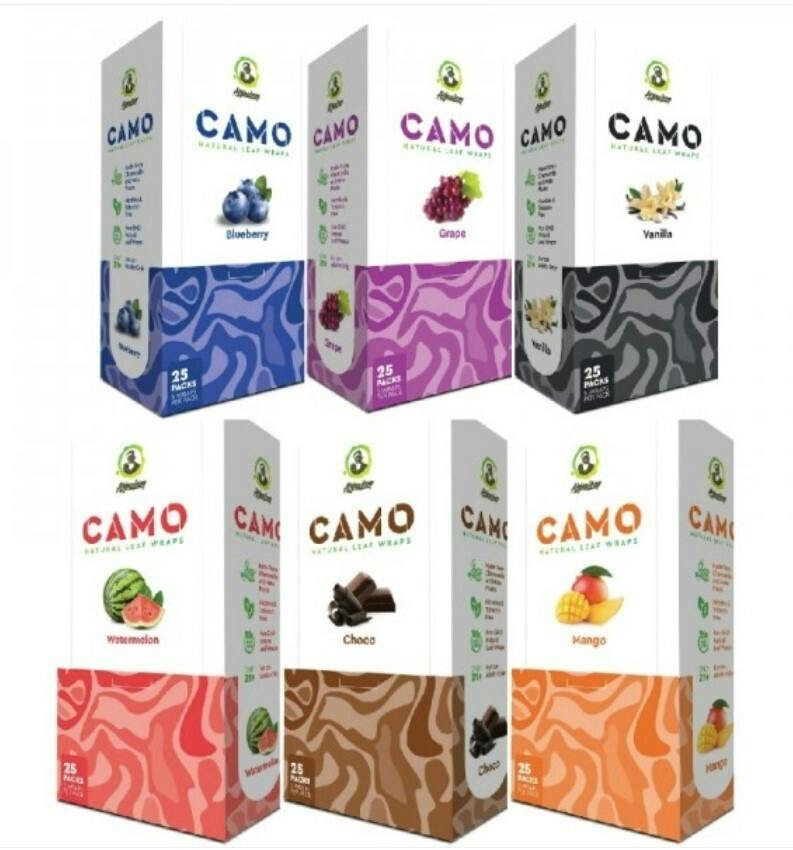 wrap CAMO assorted flavors: watermelon (5 wraps)