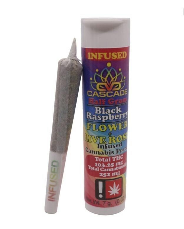ipr CV half gm BLACK RASPBERRY Infused Preroll