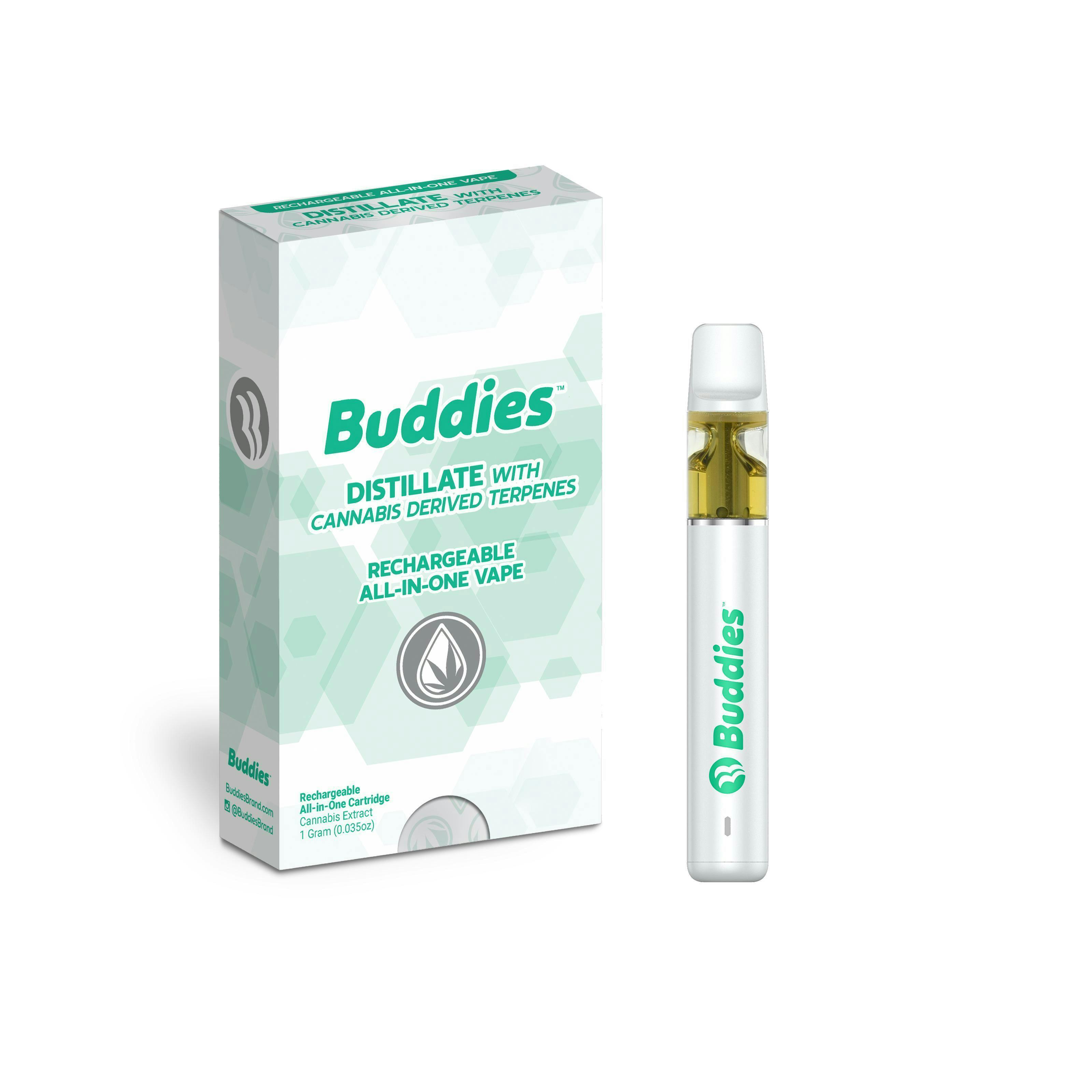 Buddies | D AiO | Vape | 1g | Banana Punch | Hybrid