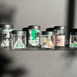 jar GLASS eighth