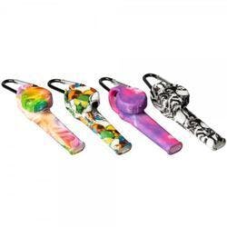 pipe Silicone 3.5" w/lid & Carabiner