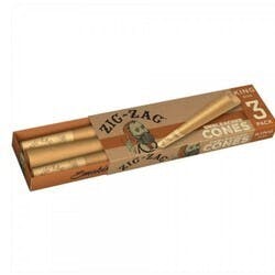 papers/cones ZZ KING CONES 3pk UNBLEACHED by Zig Zag