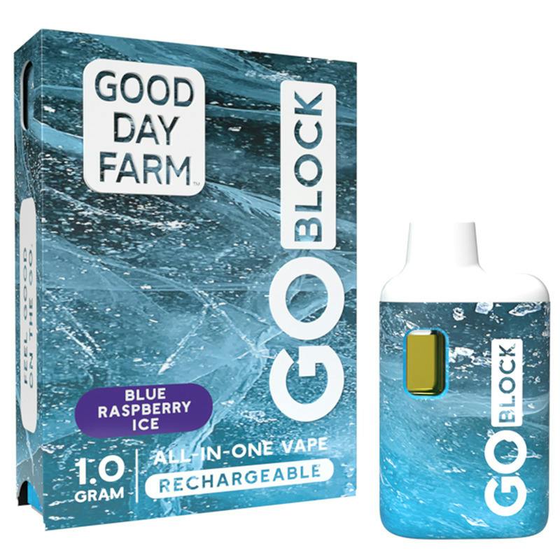 GDF: GO Block Vape | Blue Raspberry Ice | All-In-One | 1g