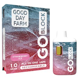 GDF: GO Block Vape | Strawberry Ice | All-In-One