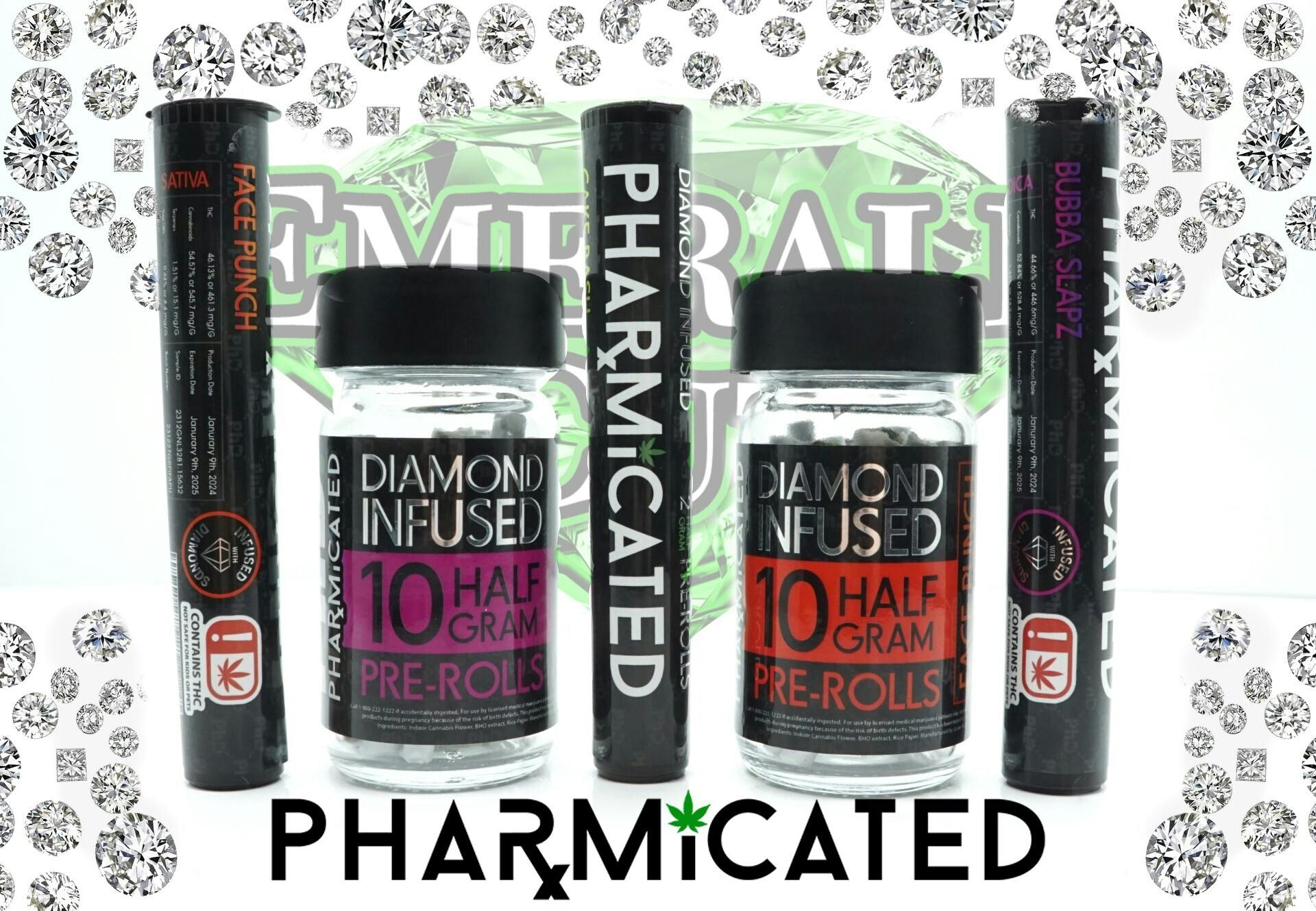 PhD 0.5G Diamond Infused 2 Pack - Cake Bash