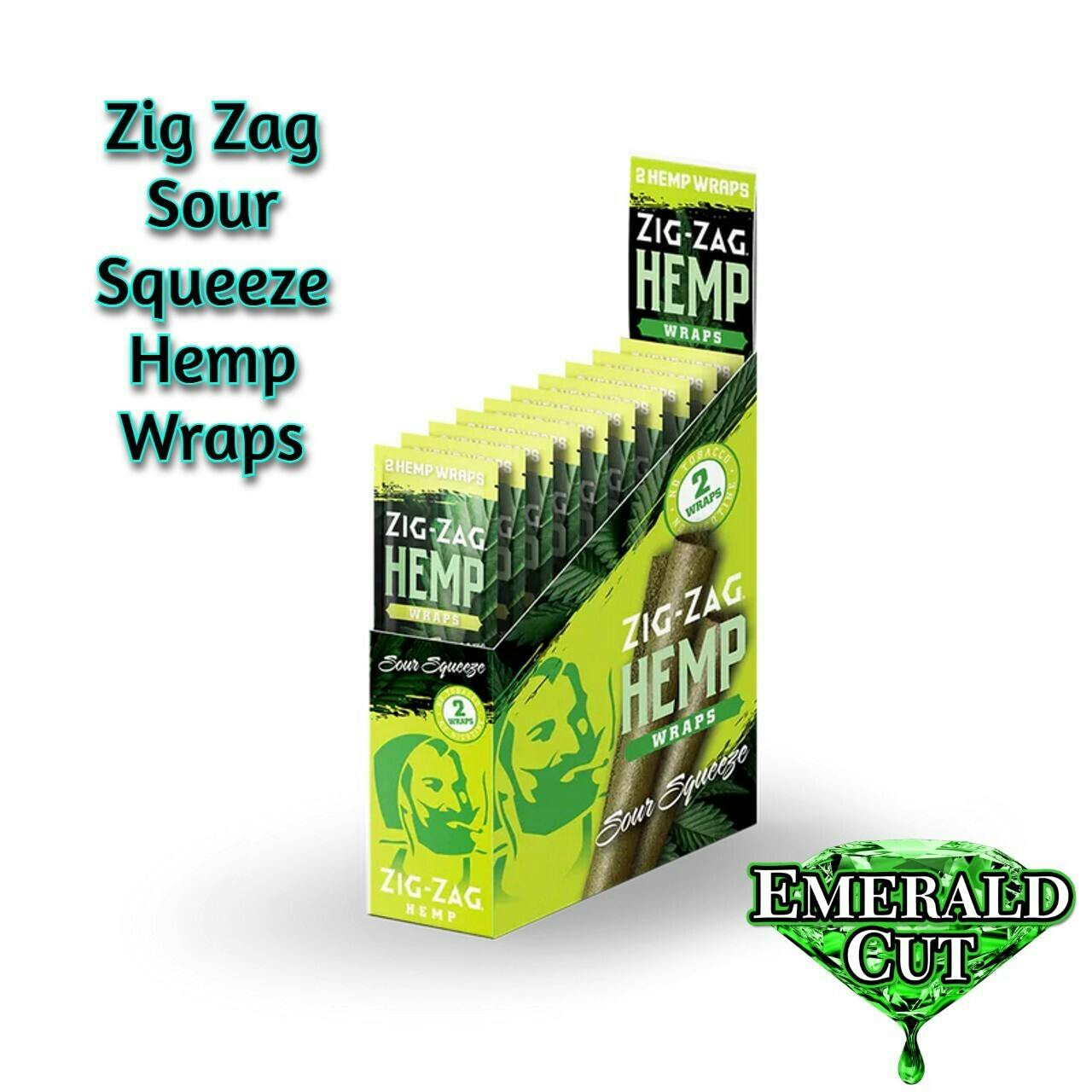 Zig-Zag - Hemp Wraps, Sour Squeeze 2pk