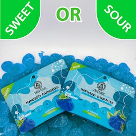 SOUR BLUEBERRY GUMMIES | 100MG