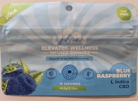 CBD GUMMIES | SOUR BLUE RASPBERRY INDICA