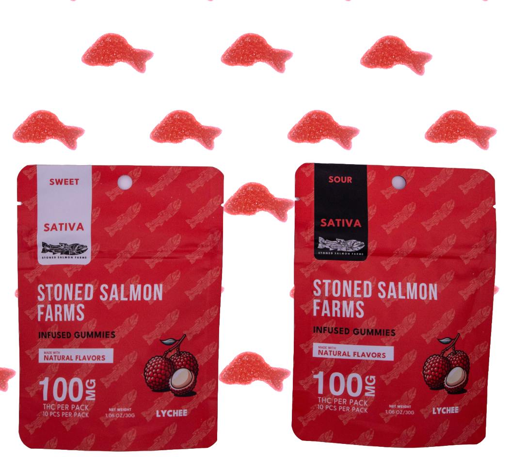 Sweet Lychee Stoned Salmon