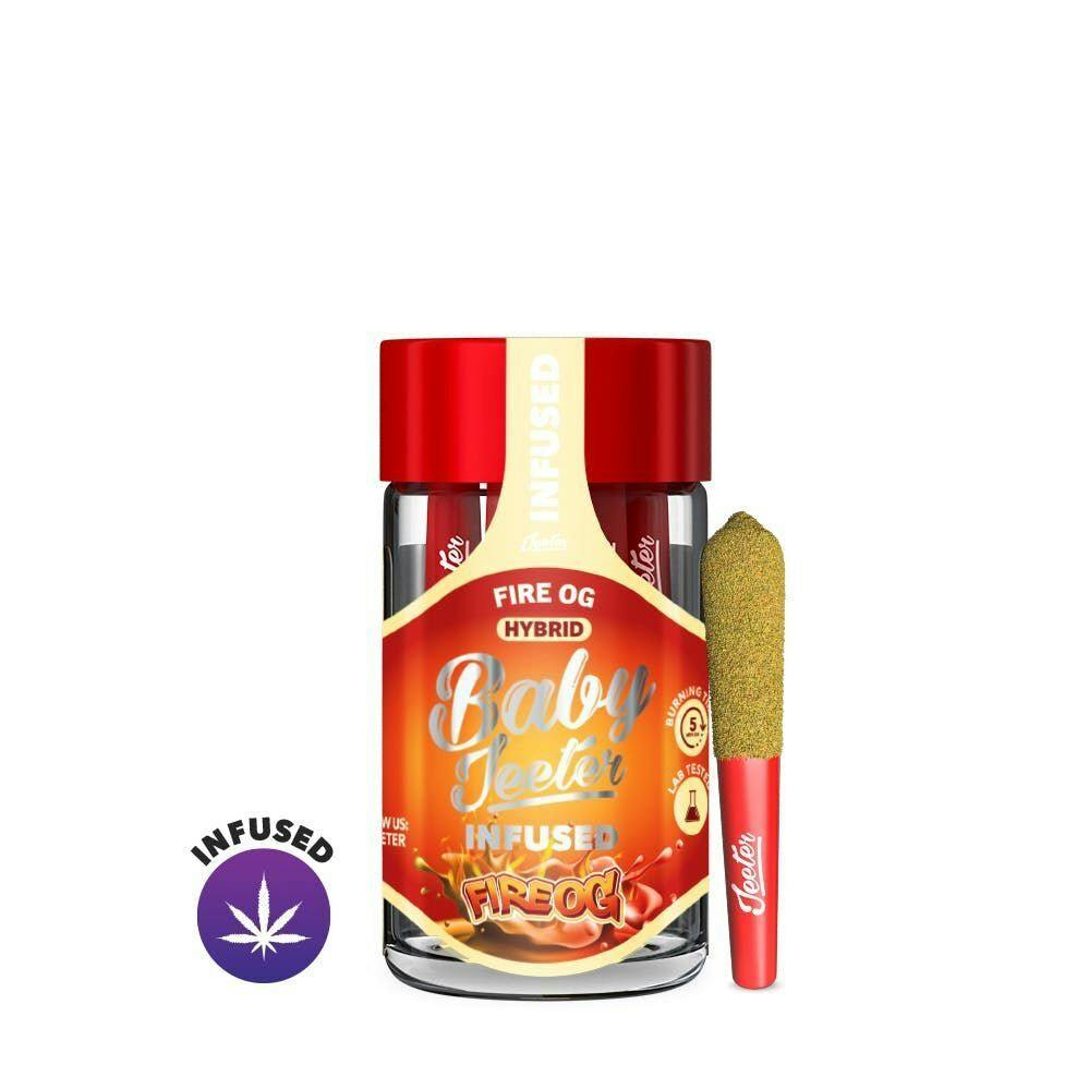 Jeeter - .5g Pre Roll - 5pk Baby Jeeter Fire OG Hybrid