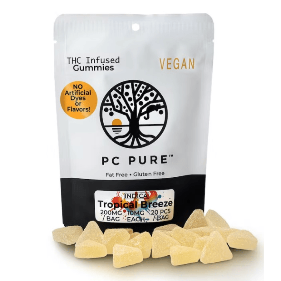 PC Pure - 200mg Gummies - Tropical Breeze Indica