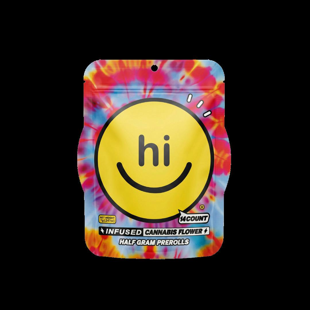 Hi Canna - .5g Infused Pre-Roll 14pk - Bubble Gum Larry