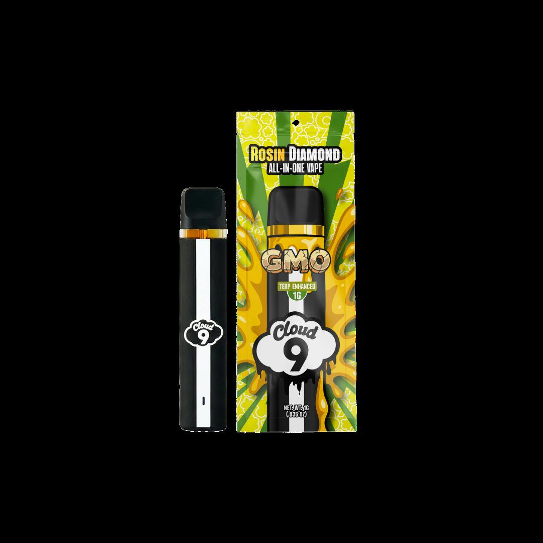 Cloud 9 - 1g Live Rosin Disposable Vape - GMO