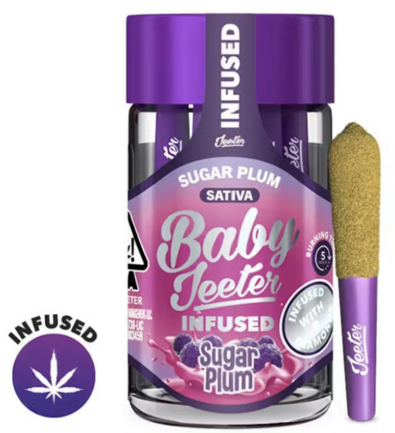 Jeeter - .5g Pre Roll - 5pk Baby Jeeter Sugar Plum Sativa