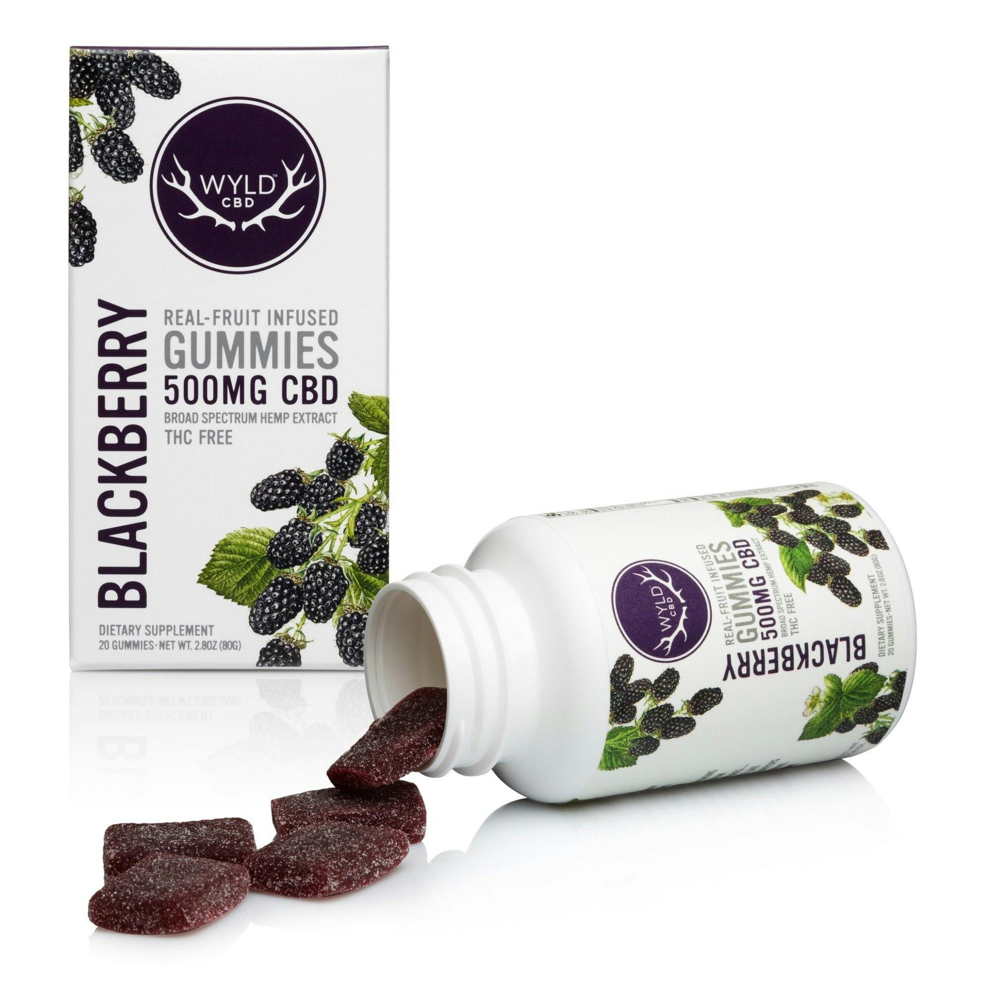 HEMP Gummies: Blackberry - CBD - 20 x