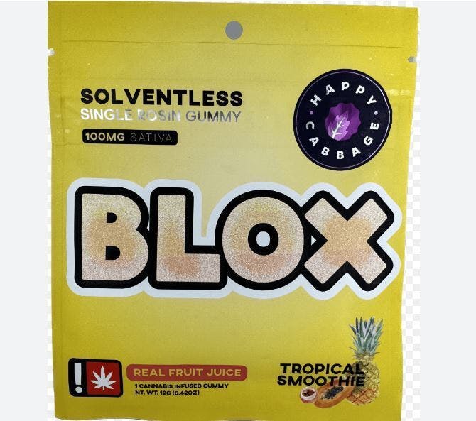 Rosin Gummy: Tropical Smoothie