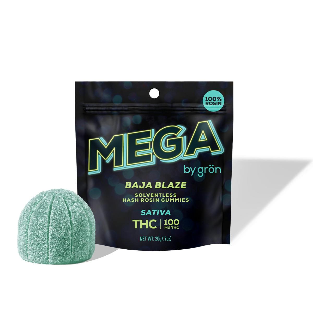 Hash Rosin Gummy: Baja Blaze