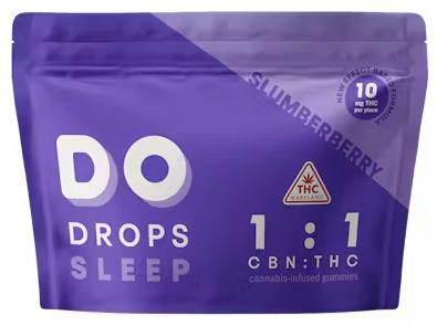 Peach 1:1 (CBD:THC) Gummies 100mg - Do Drops