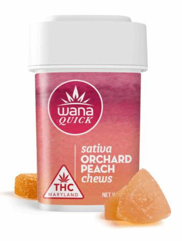 Orchard Peach (Quick Release) Lozenges 100mg - Wana