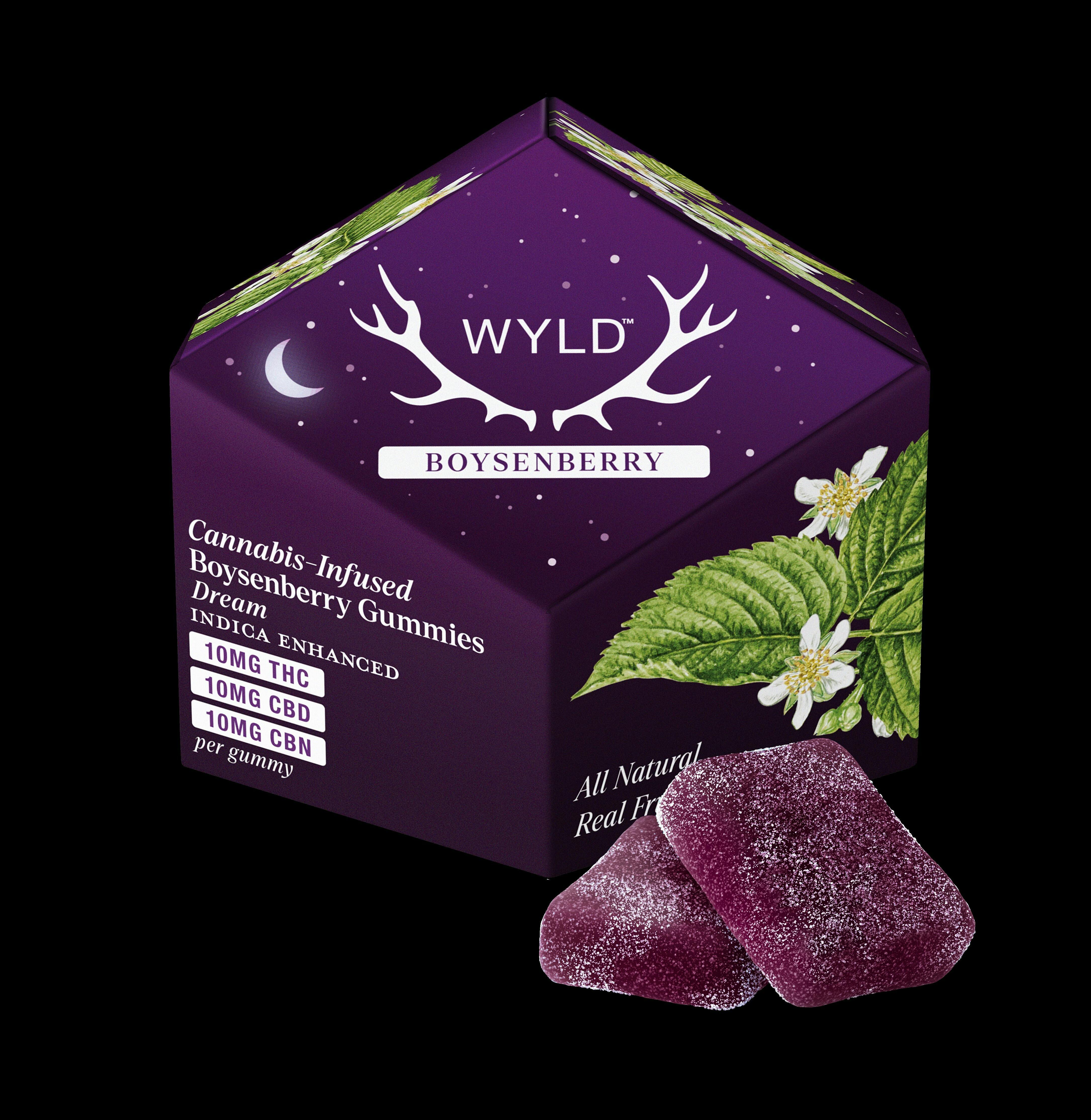 Boysenberry 1:1:1 (THC:CBD:CBN) Gummies 100mg - Wyld