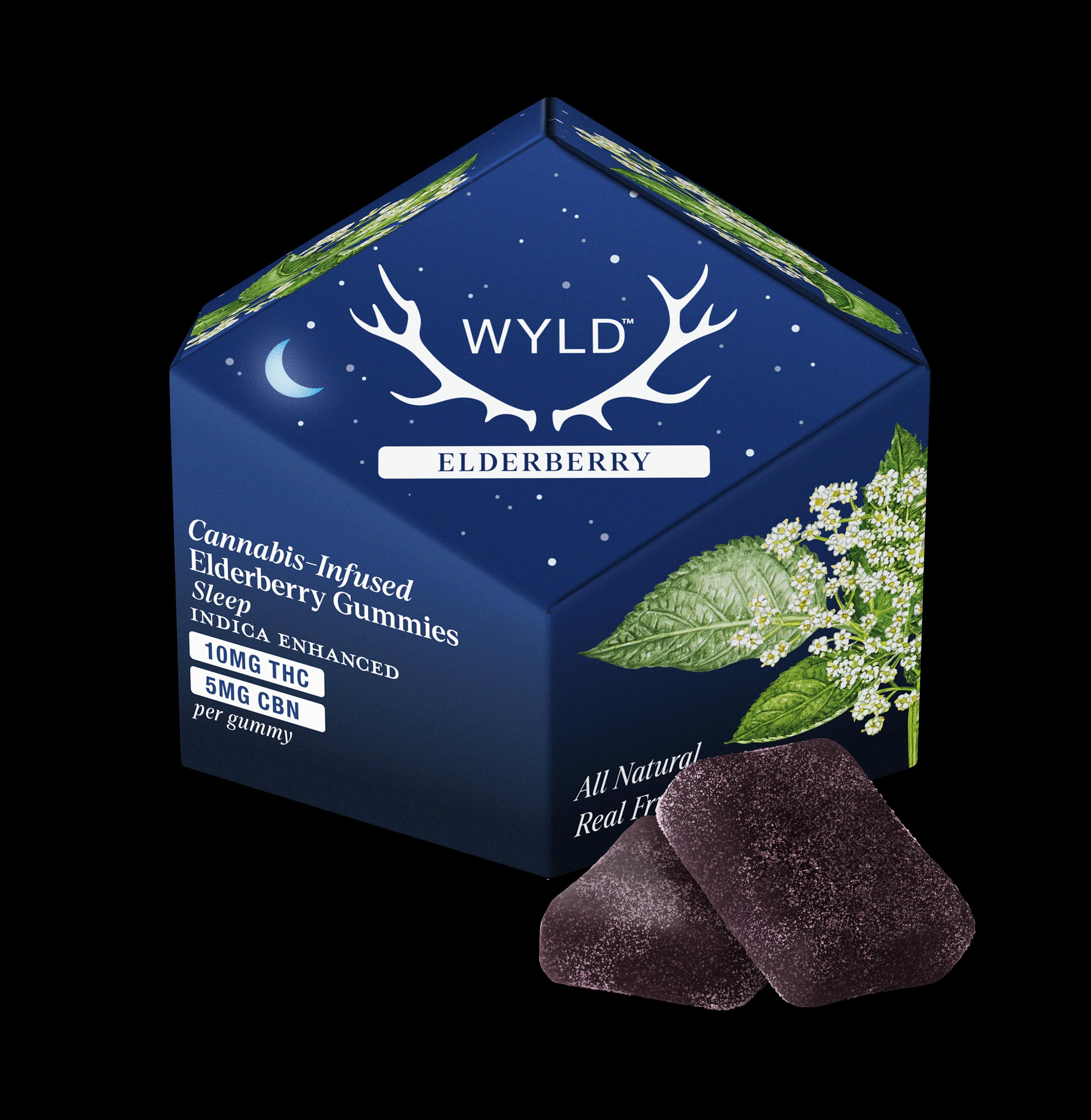 Elderberry 2:1 (THC:CBN) Gummies 100mg -Wyld