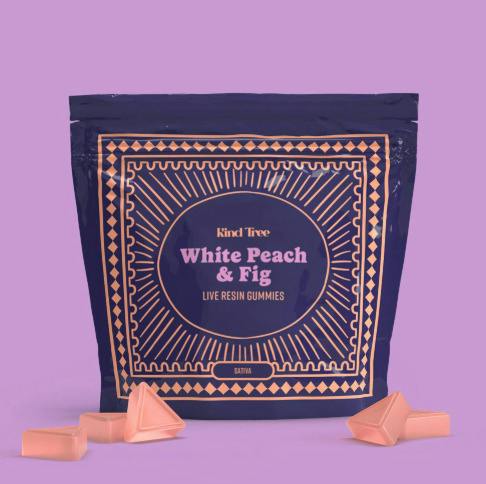 White Peach & Fig Soft Lozenges 100mg - Kind Tree
