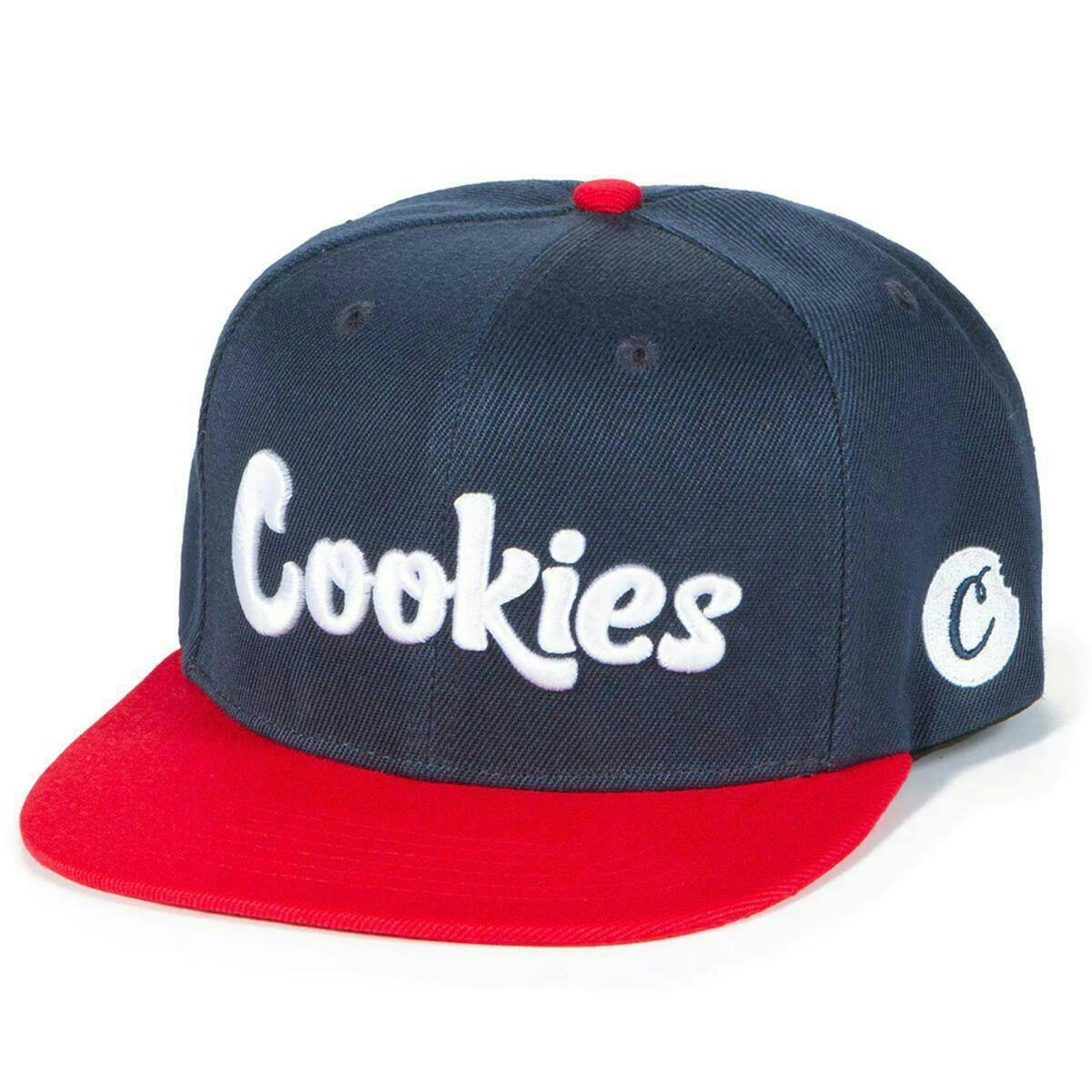 Cookies Co. - Navy/Red Original Logo Snapback - Blue/Red Cookies Hat