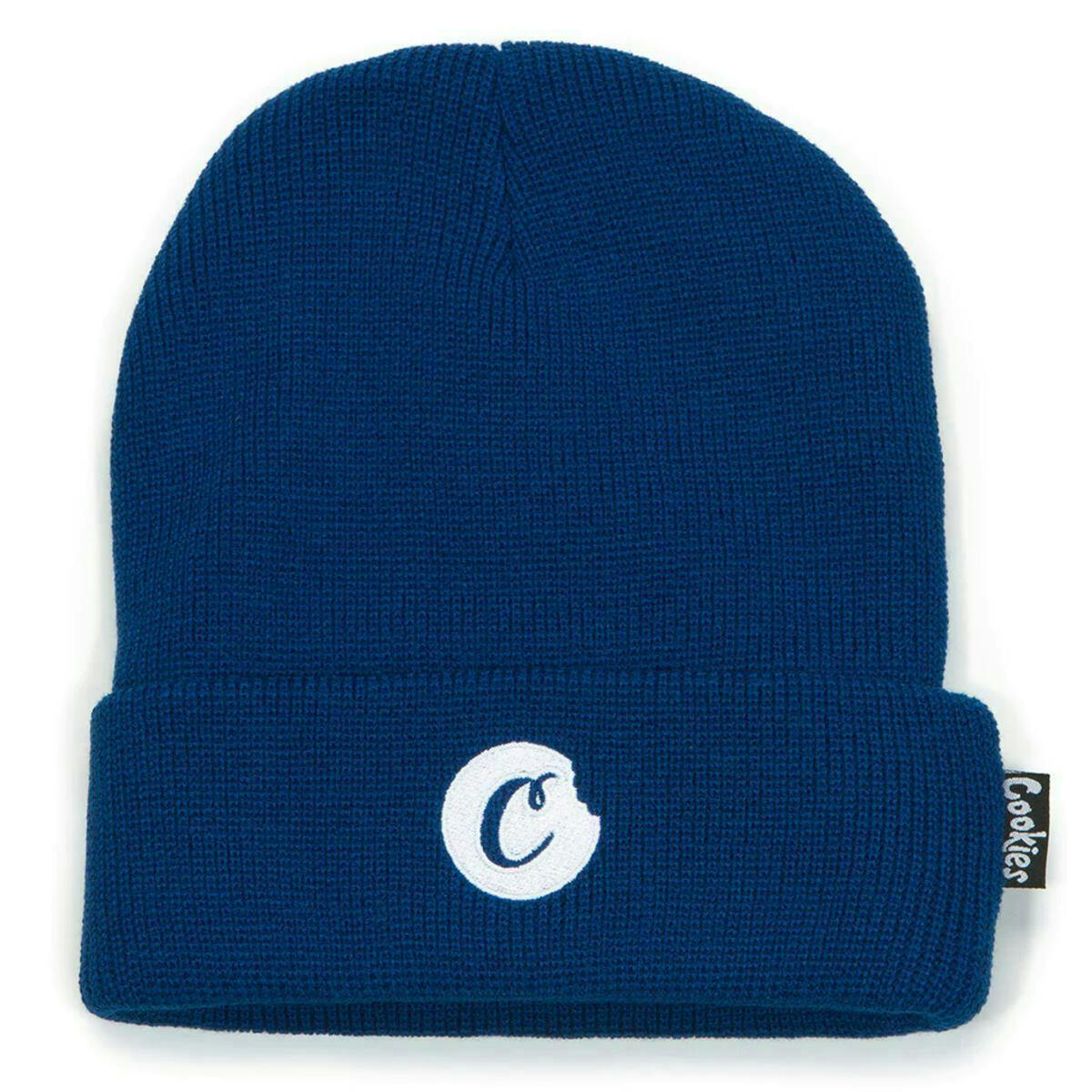 Cookies Co. - (Navy/White) C-Bite Beanie - Navy/White Beanie