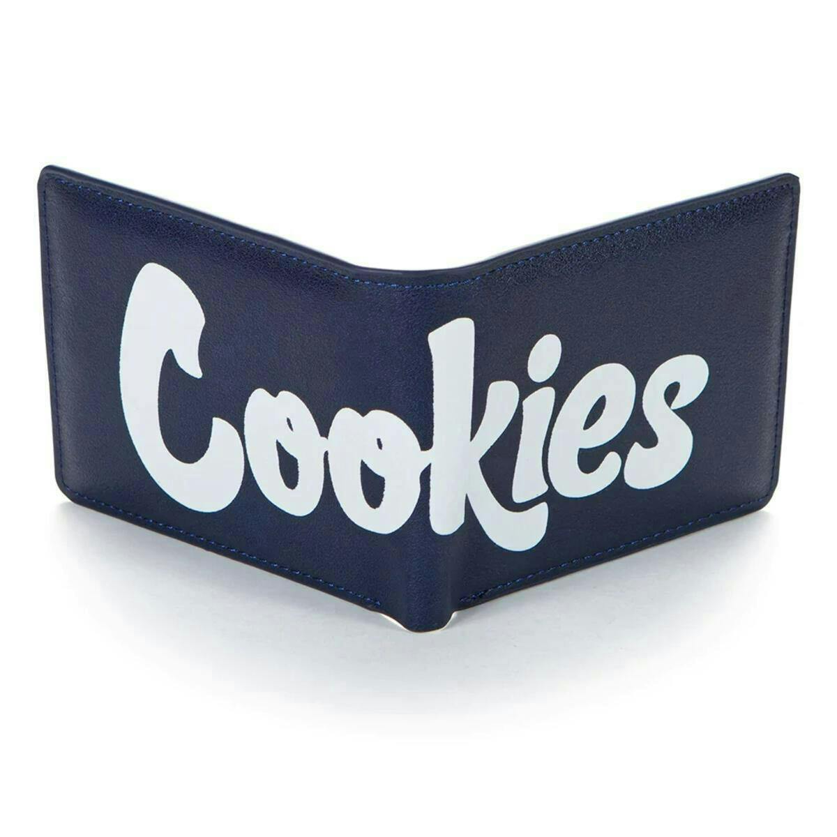Cookies Co. - Cookies Textured Faux Leather Billfold Wallet (Navy) - Navy Wallet