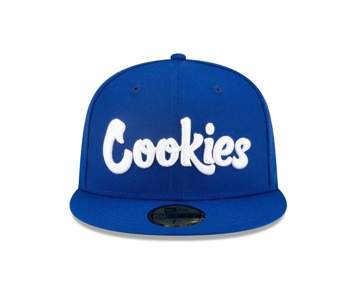 Cookies Co. - Cookies x New Era Fitted Original Logo Hat - Blue Fitted Hat