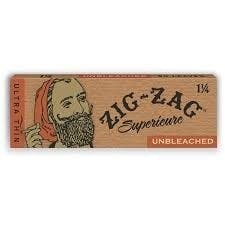 Zig Zag - ZIG-ZAG Unbleached Rolling Papers 1 1/4 - Rolling Papers