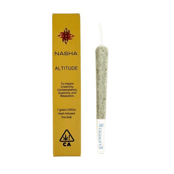 Nasha - Purple Papaya Punch x Moroccan Peaches - 1g Hash Infused Preroll - 1g Hash PR - Sativa