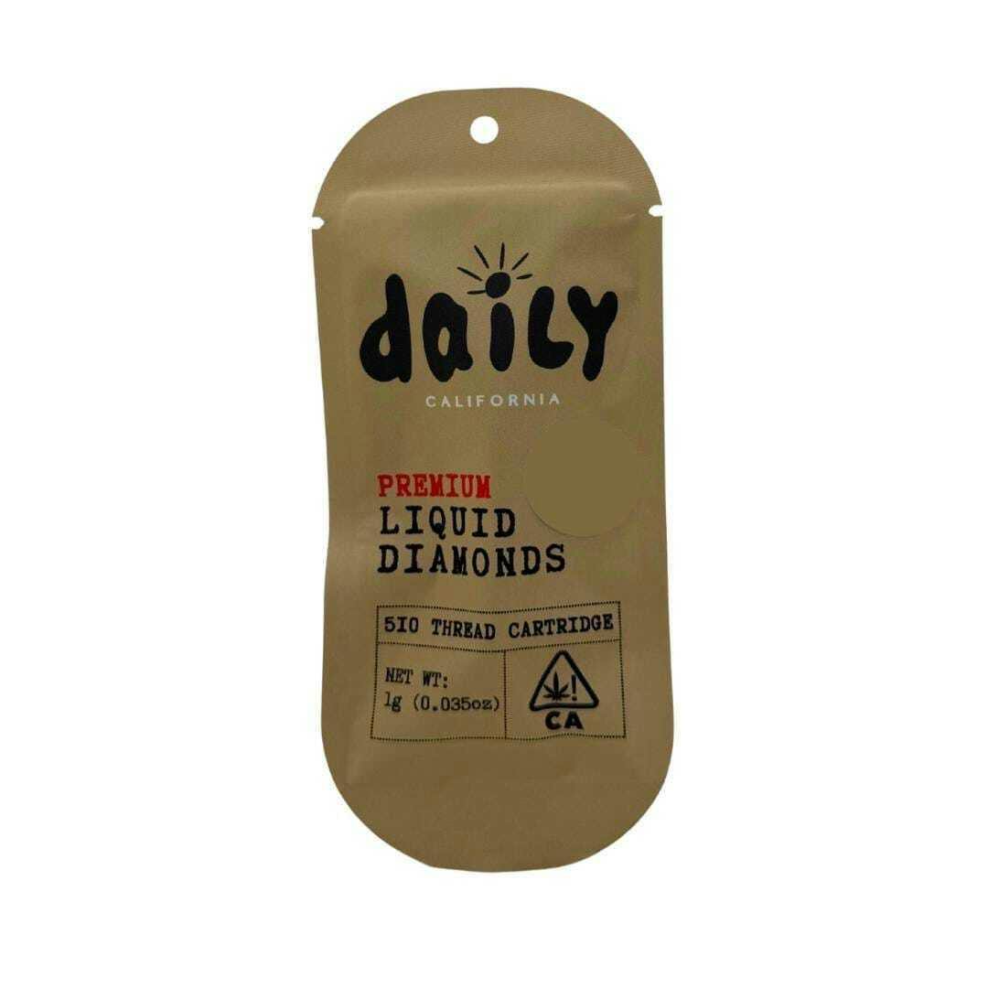 Daily - Papaya Splash - 1g Liquid Diamonds Cartridge - 1g Cart - Hybrid