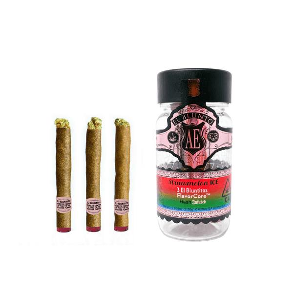 El Blunto - Strawmelon Ice - .85g Hash Infused Blunts (3pk) - .75g 3 Pack