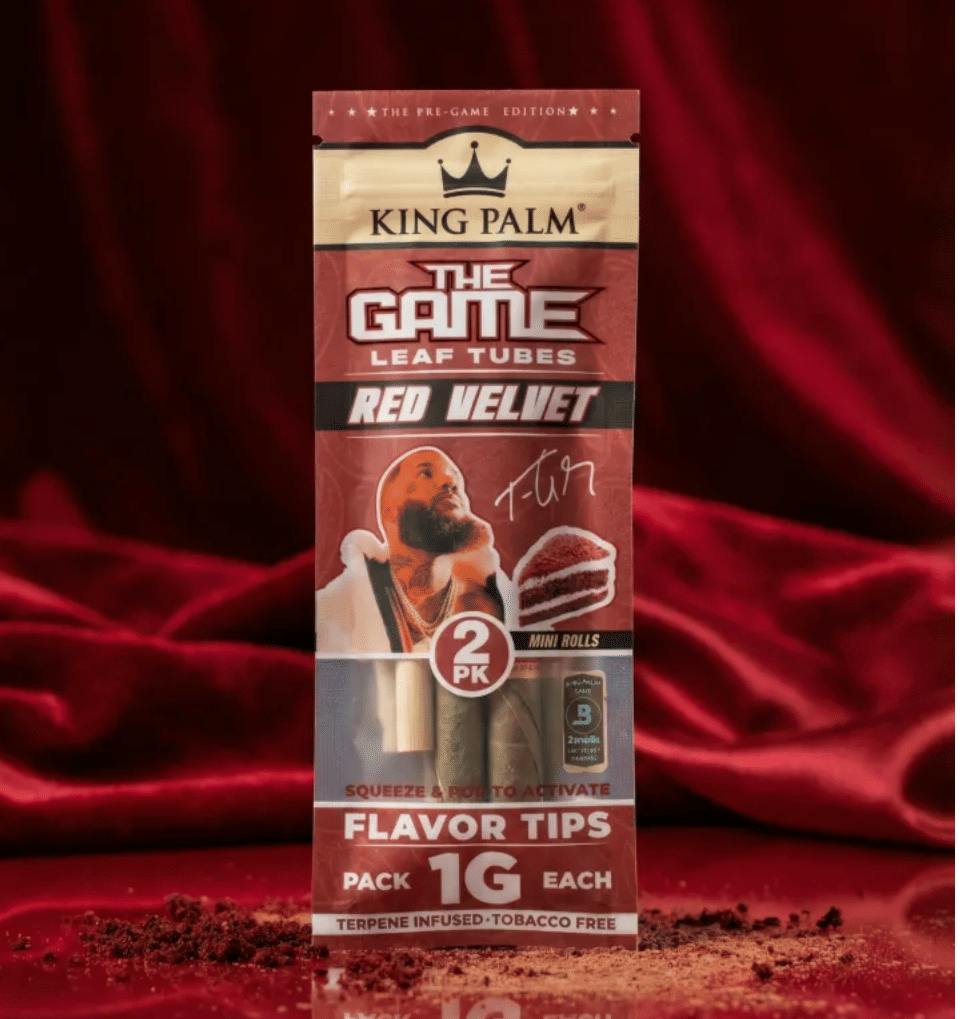 King Palm - Red Velvet (The Game) - 2 pack - 2 Pack Blunt Wraps
