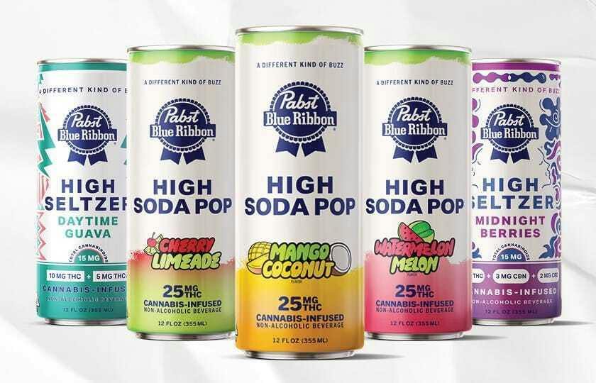 Pabst - Mango Coconut - 25mg Seltzer - 25mg Hybrid Soda